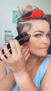 How to Trim an Undercut at Home (3-4mm)- Easy Pixie Hair