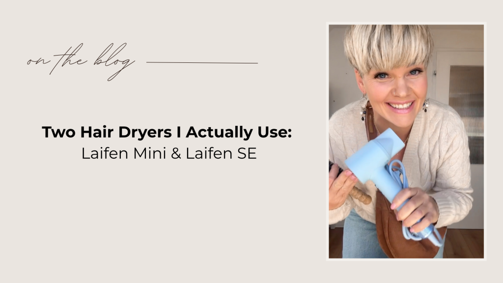 Laifen Mini and Laifen SE hair dryer comparison for short hair